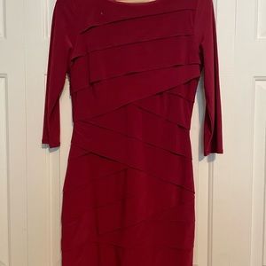 White House Black market red dress